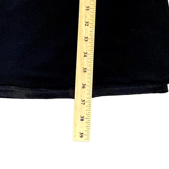 Laundry Shelli Segal Dress Womens 12 Black Jersey Shift Short Long Cape Sleeve - Picture 5 of 16